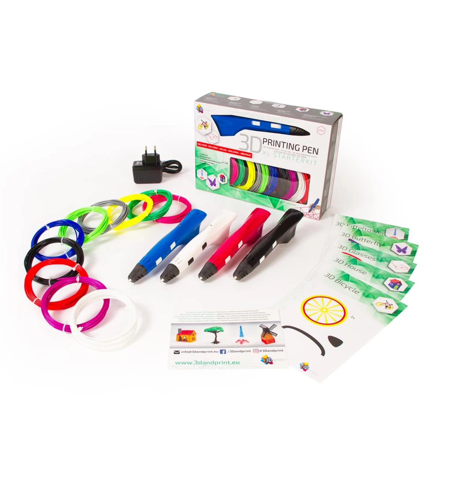 3D Printpen XL Starterkit Met 10 Kleuren Filament - Afbeelding 3