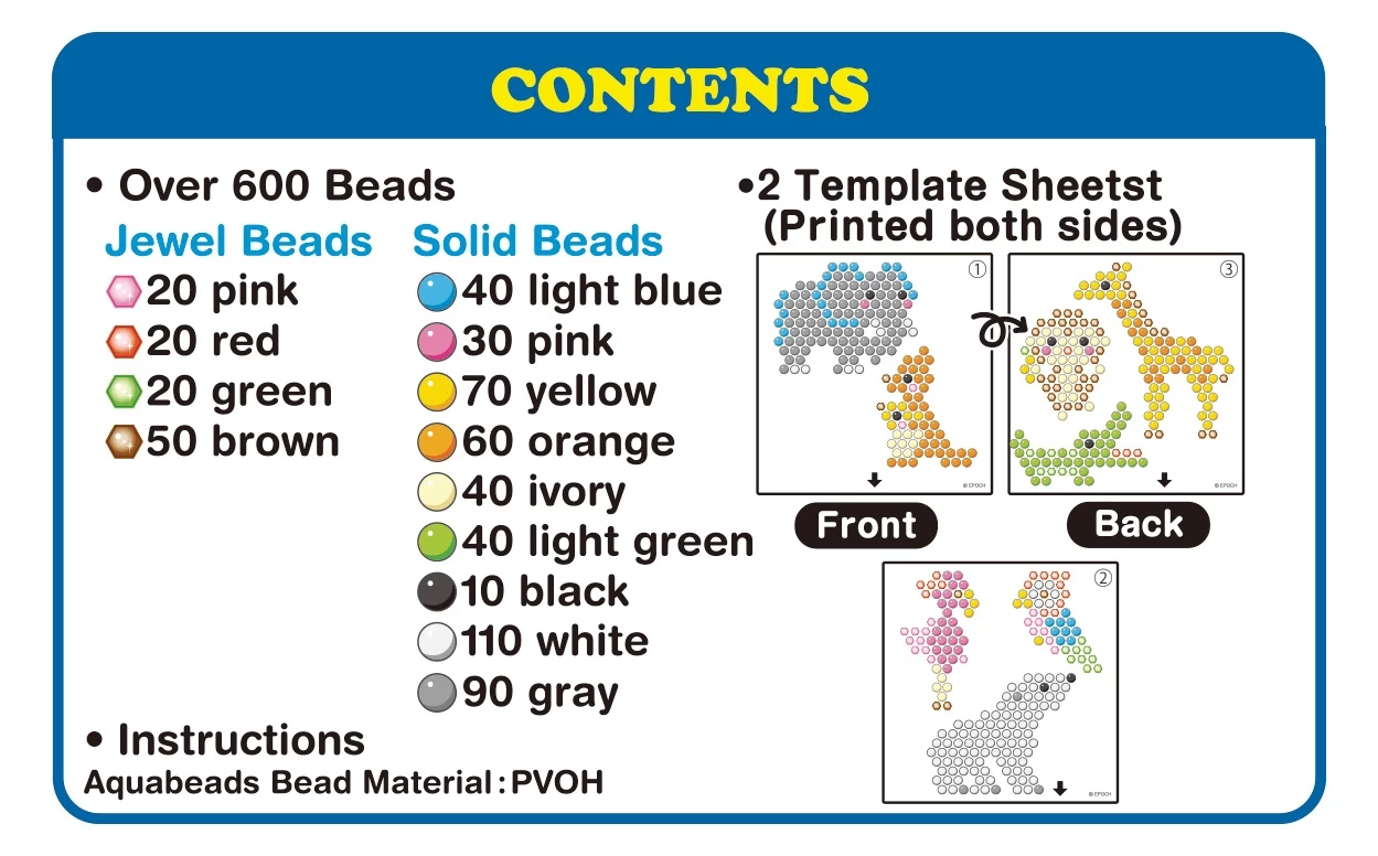 Aquabeads AB31078 Thema Navulling Dierentuinset - Afbeelding 3