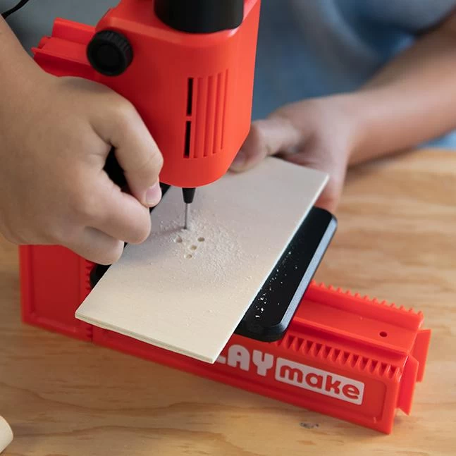 PLAYmake 4 In 1 Houtbewerkingsmachine Houtdraaibank - Afbeelding 4