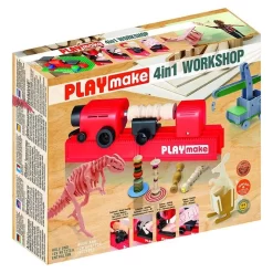 PLAYmake 4 In 1 Houtbewerkingsmachine Houtdraaibank