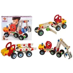 Eichhorn 3in1 Constructor 140-dlg Houten Constructie-speelgoed Harvester