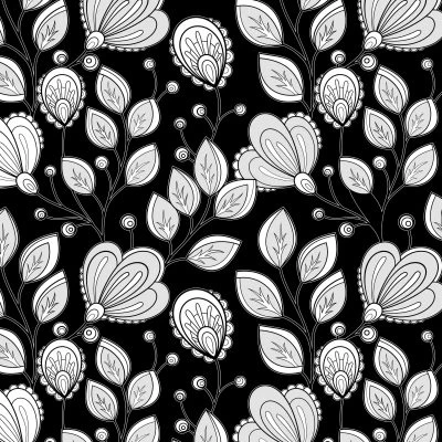 Glitter Kleurboek Night Flowers - Afbeelding 4