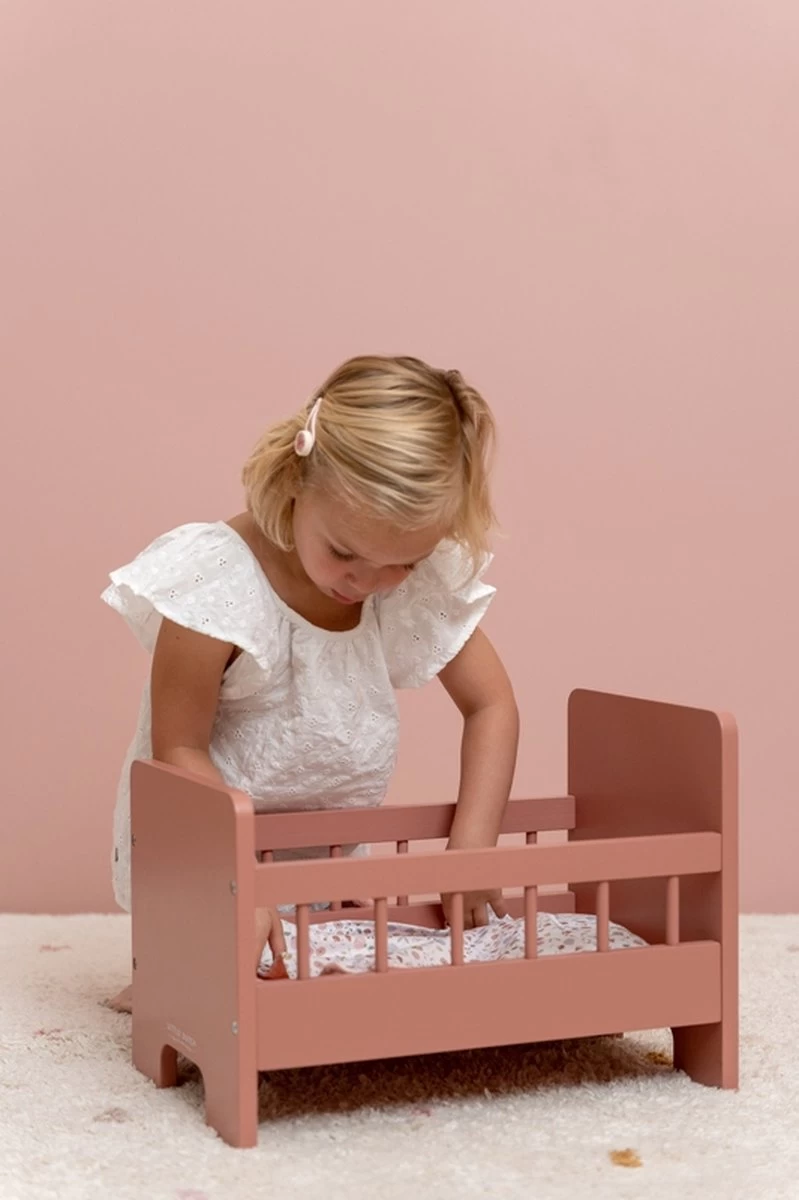 Little Dutch LD7097 Houten Poppenbedje - Afbeelding 4