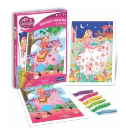 Glitter-Art Sprookjes Prinsessen Sentosphere Knutselpakket