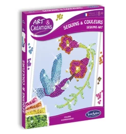 Pailletten Schilderijtje Kolibri – Sentosphere Knutselpakket