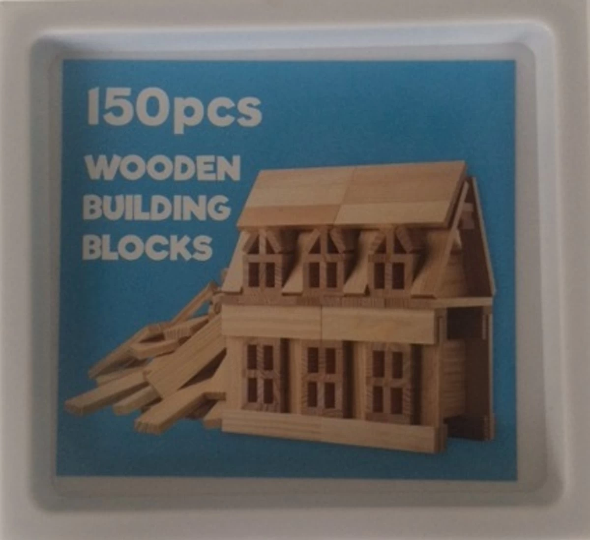 Bouwplankjes City Blocks 150 Stuks - Afbeelding 3