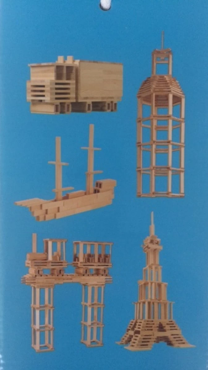 Bouwplankjes City Blocks 150 Stuks - Afbeelding 4