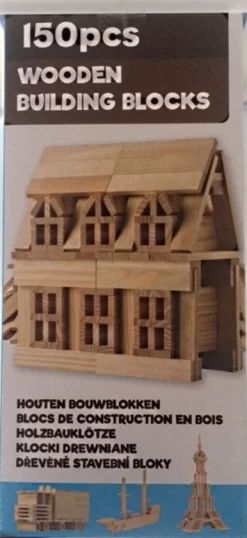 Bouwplankjes City Blocks 150 Stuks