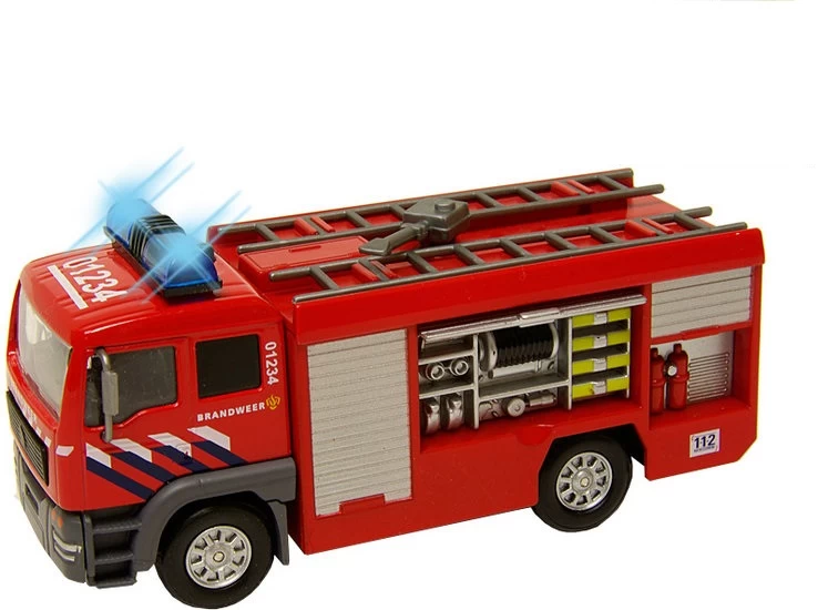 Brandweer Tankauto Met Spuit, Licht En Geluid - Afbeelding 2