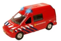 Brandweerauto NL Pull Back Met Licht En Geluid