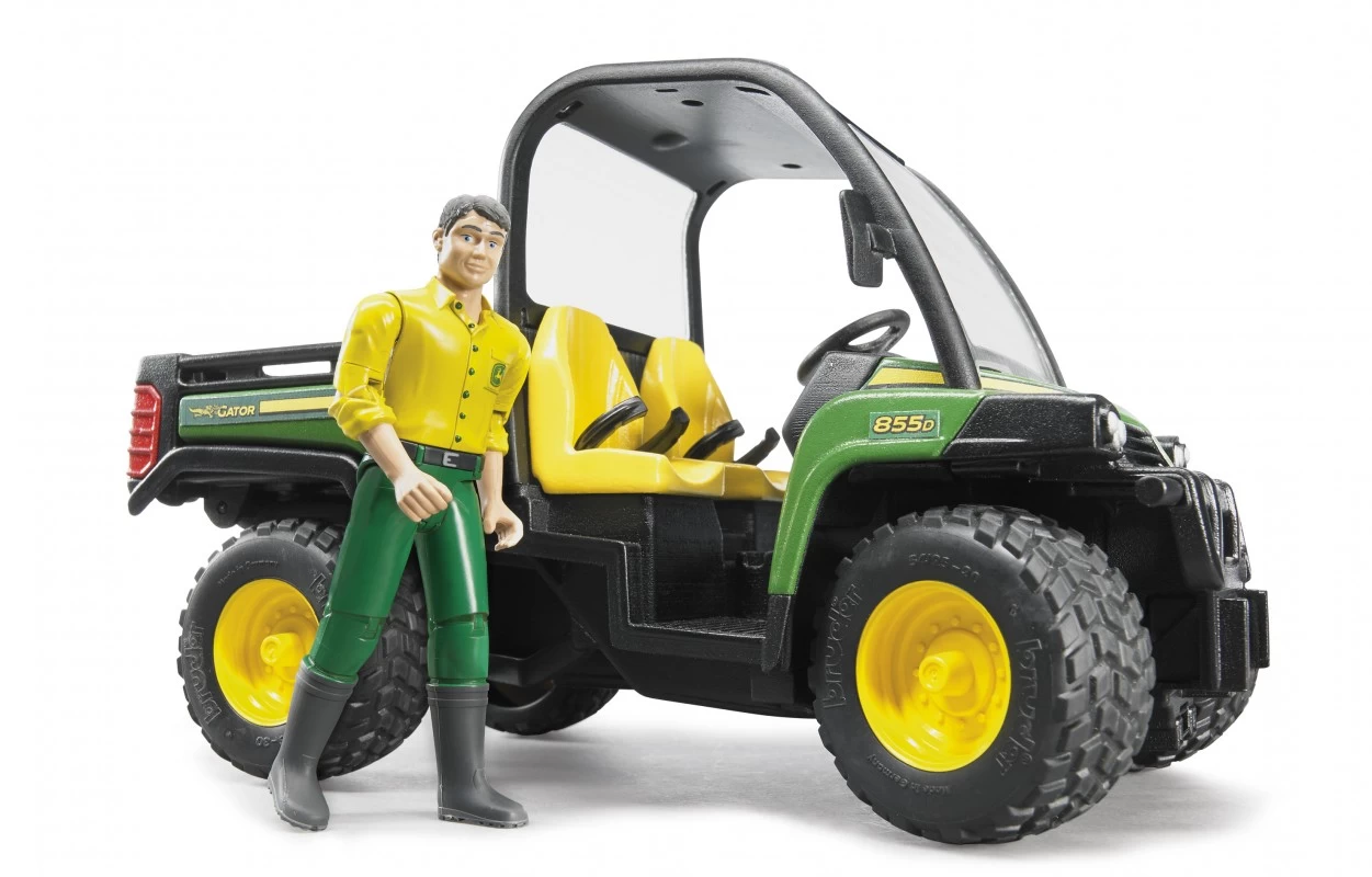 Bruder 2490 John-Deere Gator-855D Met Chauffeur - Afbeelding 3