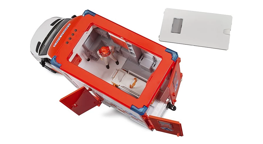 Bruder 02676 Mercedes Sprinter Ambulance Met Verpleger - Afbeelding 4