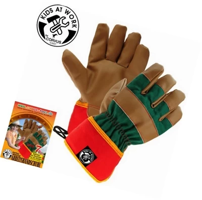 Kids At Work Werkhandschoenen Maat 7 Kindergereedschap - Afbeelding 2