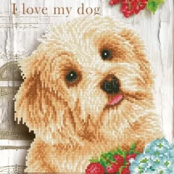 Diamond Dotz I Love My Dog 50x26cm. DiamondPainting