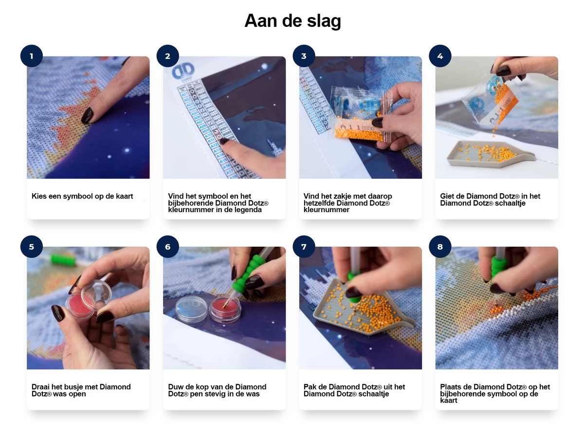 Diamond Dotz Eye Spy Kitty Diamond 40x40cm. DiamondPainting - Afbeelding 4