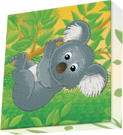 Diamond Dotz Koala Climb 22x22cm. DiamondPainting