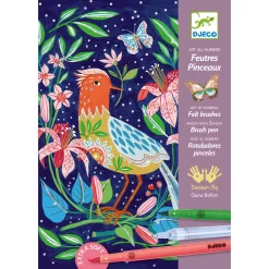 Djeco Kleuren-op-nummer In-de-tuin Knutselset