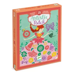 Djeco Knutselset Artistieke-veloursplaatjes Jonge-dames