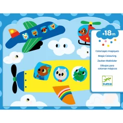 Djeco Magische Kleurplaten In De Lucht – Kleuren Met Water