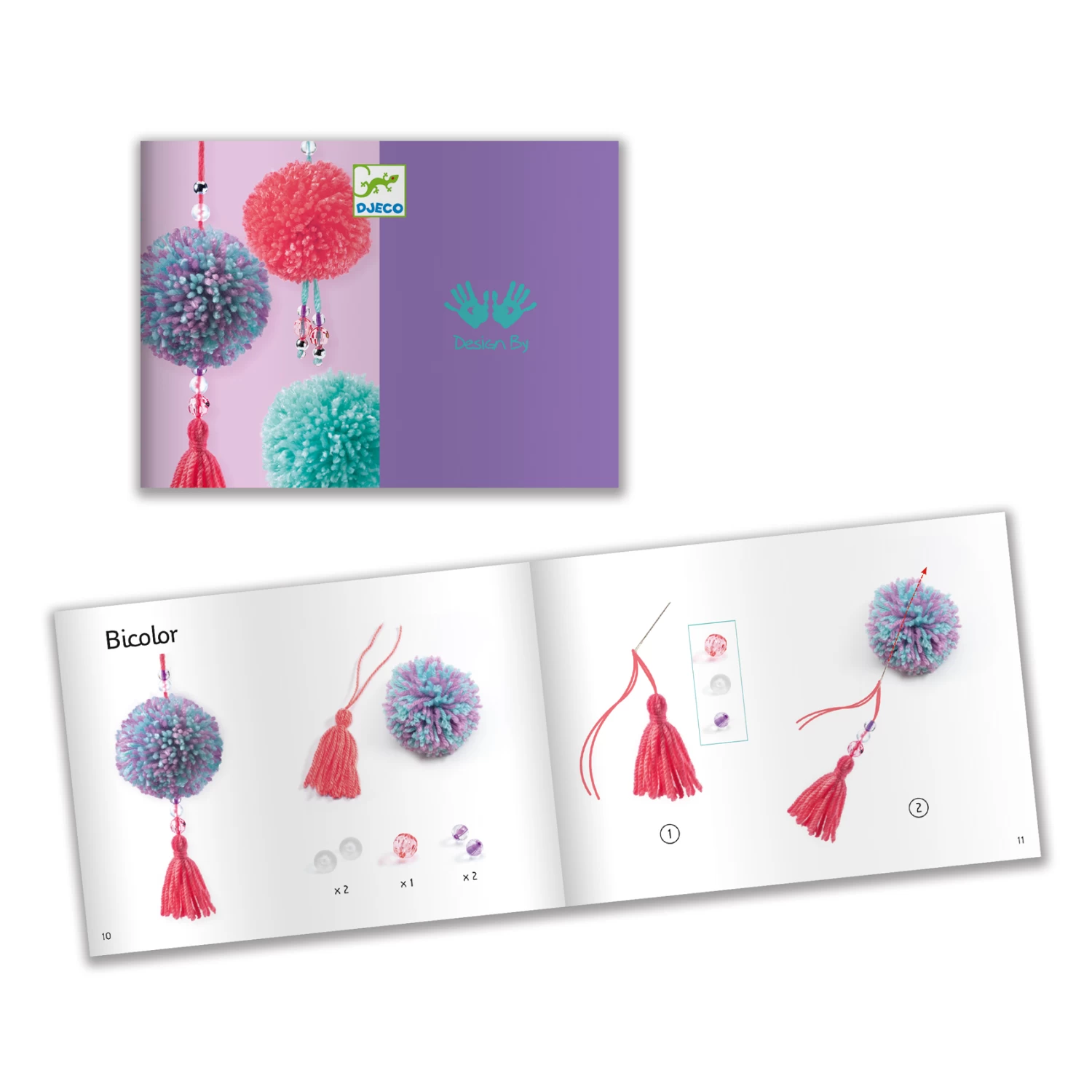 Djeco Knutselset Pompoms Maken - Afbeelding 2