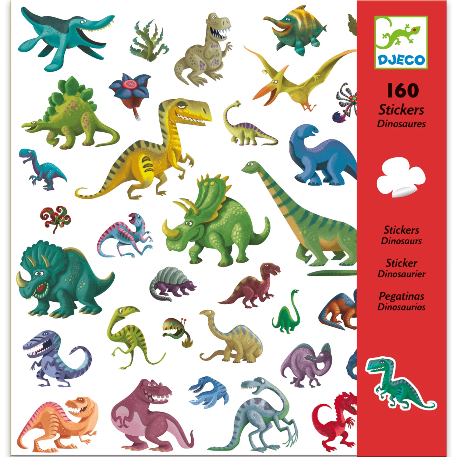 Djeco Stickers Dinosaurussen 160-stuks