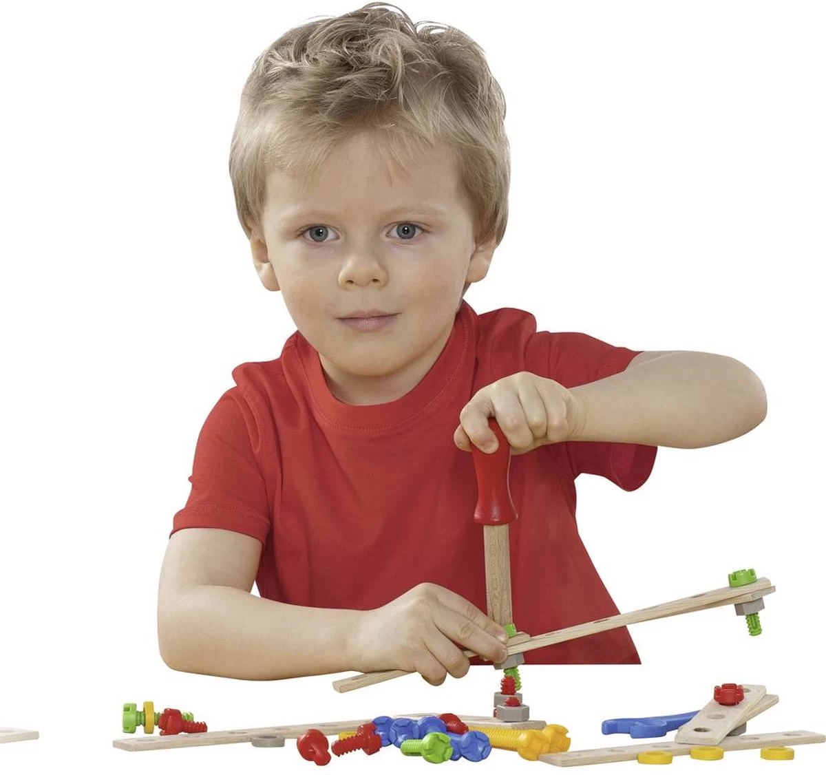 Eichhorn Constructor 75-dlg Houten Constructie-speelgoed - Afbeelding 2