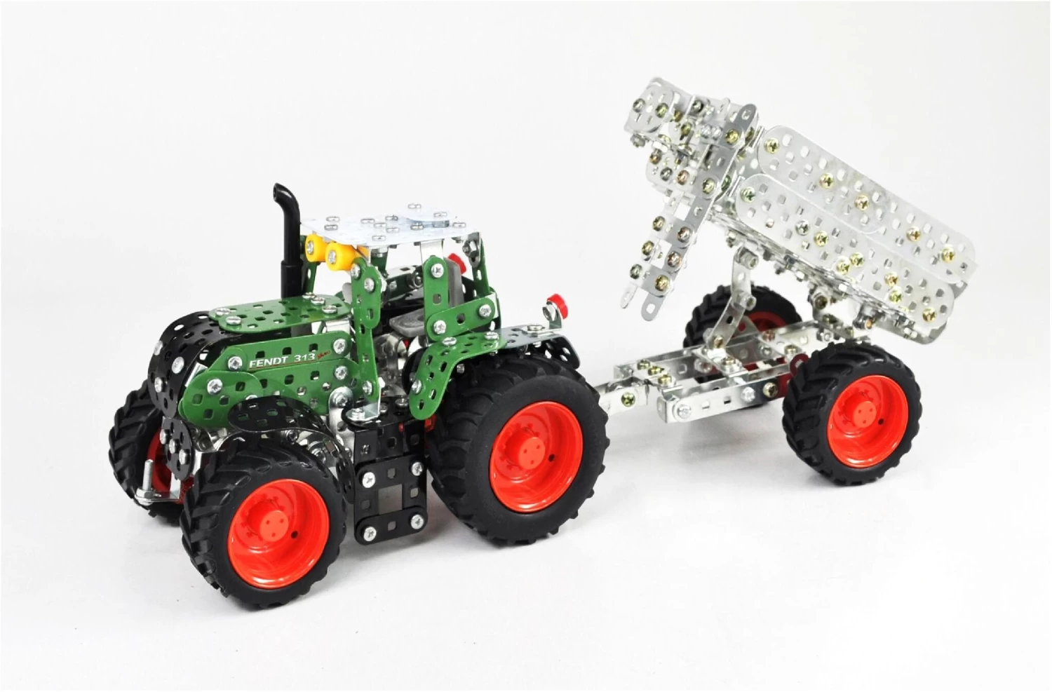 Tronico Mini Fendt 313 Vario Met Aanhangwagen β 1 : 32 - Afbeelding 4