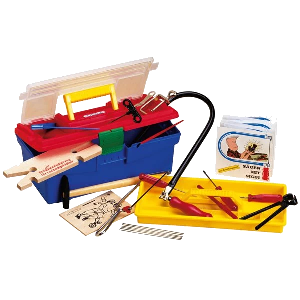 Figuurzaag Gereedschapsbox (gevuld)