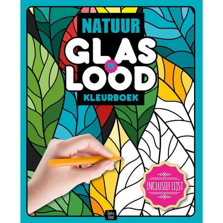 Glas In Lood Kleurboek Natuur - Afbeelding 2