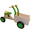 Houten Bakfiets Limegroen Loopfiets VanDijkToys
