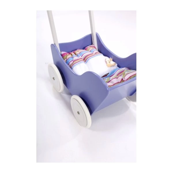 Houten Poppenwagen Purple - Afbeelding 5