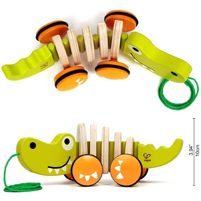 Trekfiguur Hape: Walk-a-Long Crocodile - Afbeelding 3