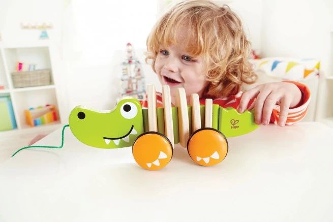 Trekfiguur Hape: Walk-a-Long Crocodile - Afbeelding 4