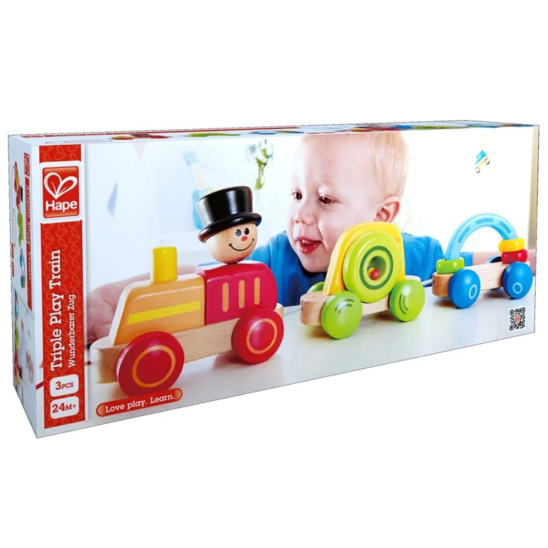Houten Trein β Hape Triple Play Train - Afbeelding 4