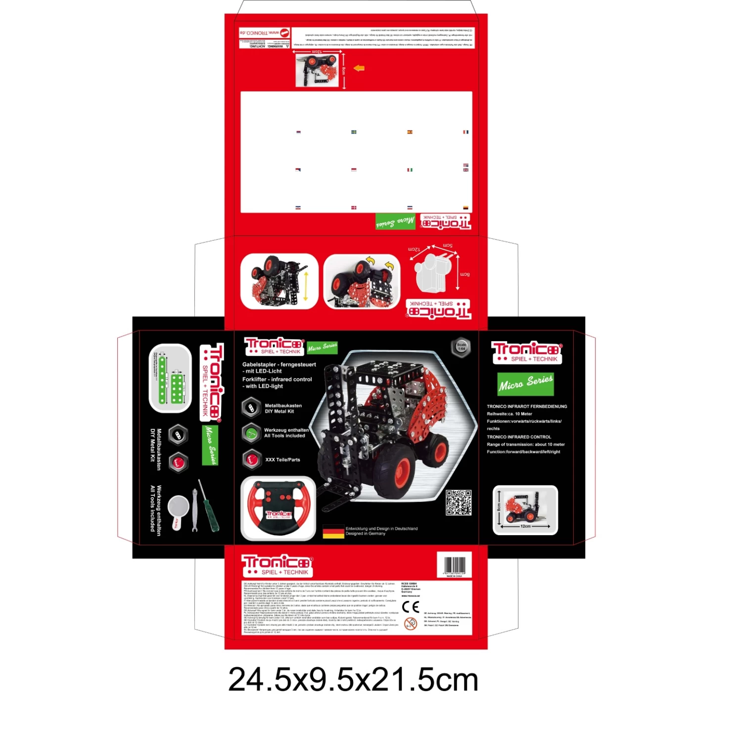 Tronico Micro Radiografisch Bestuurbare IF Hetruck – 1 : 64 - Afbeelding 9