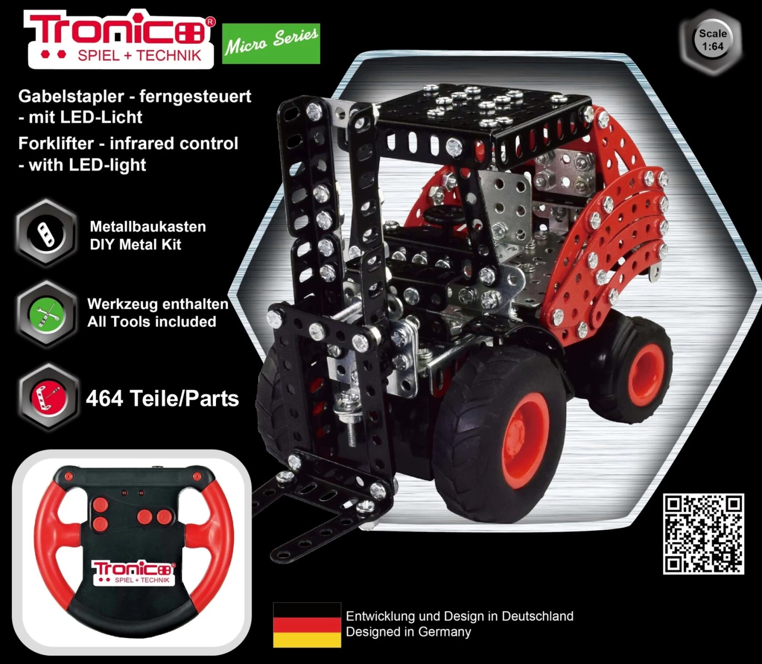 Tronico Micro Radiografisch Bestuurbare IF Hetruck – 1 : 64