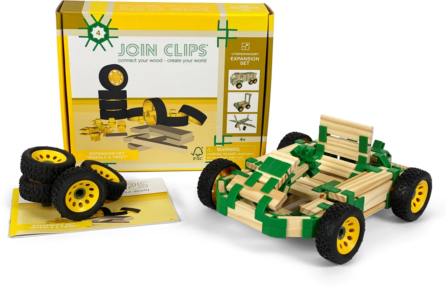 Join Clips Expansionset Wheels En Twist Constructie Speelgoed JCW - Afbeelding 3