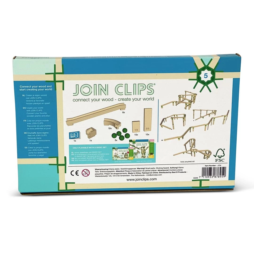Join Clips Knikkerbaan Constructie Speelgoed JCM - Afbeelding 2