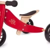 Tiny Tot Cherry Red Loopfiets 2 – In – 1 Kinderfeets – Loopfiets Rood