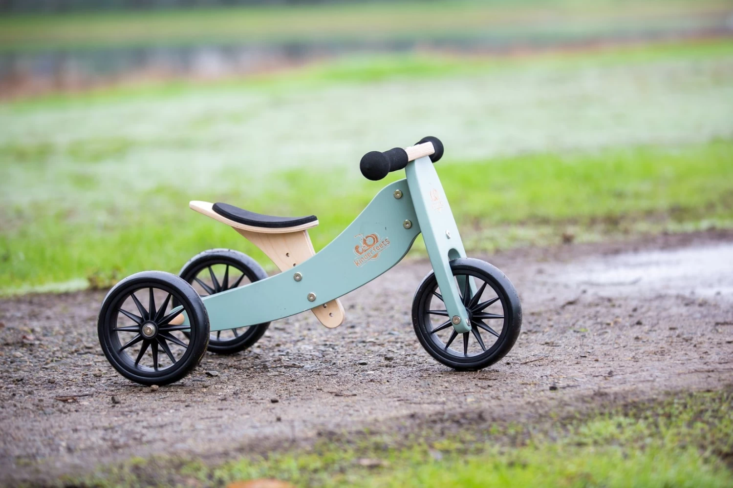 Tiny Tot Sage Loopfiets 2-in-1 Kinderfeets - Afbeelding 3