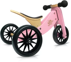 Tiny Tot Loopfiets 2 – In – 1 Kinderfeets – Loopfiets – Rose