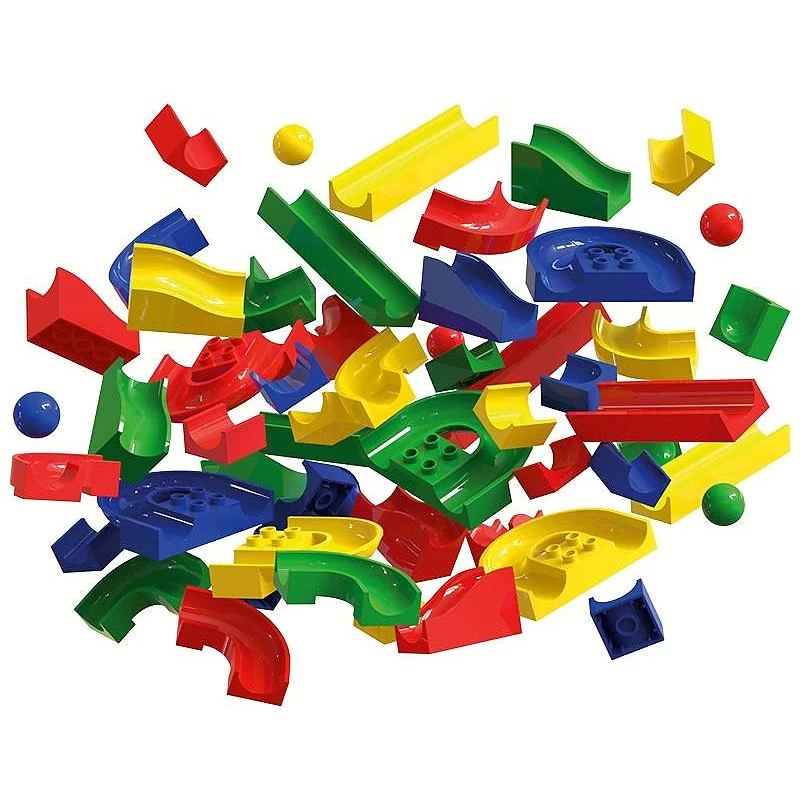 Hubelino Knikkerbaan Baanelementen 55-delig - Afbeelding 2