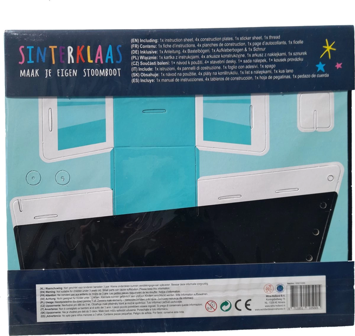 Sinterklaas Maak Je Eigen Stoomboot Knutseldoos - Afbeelding 2