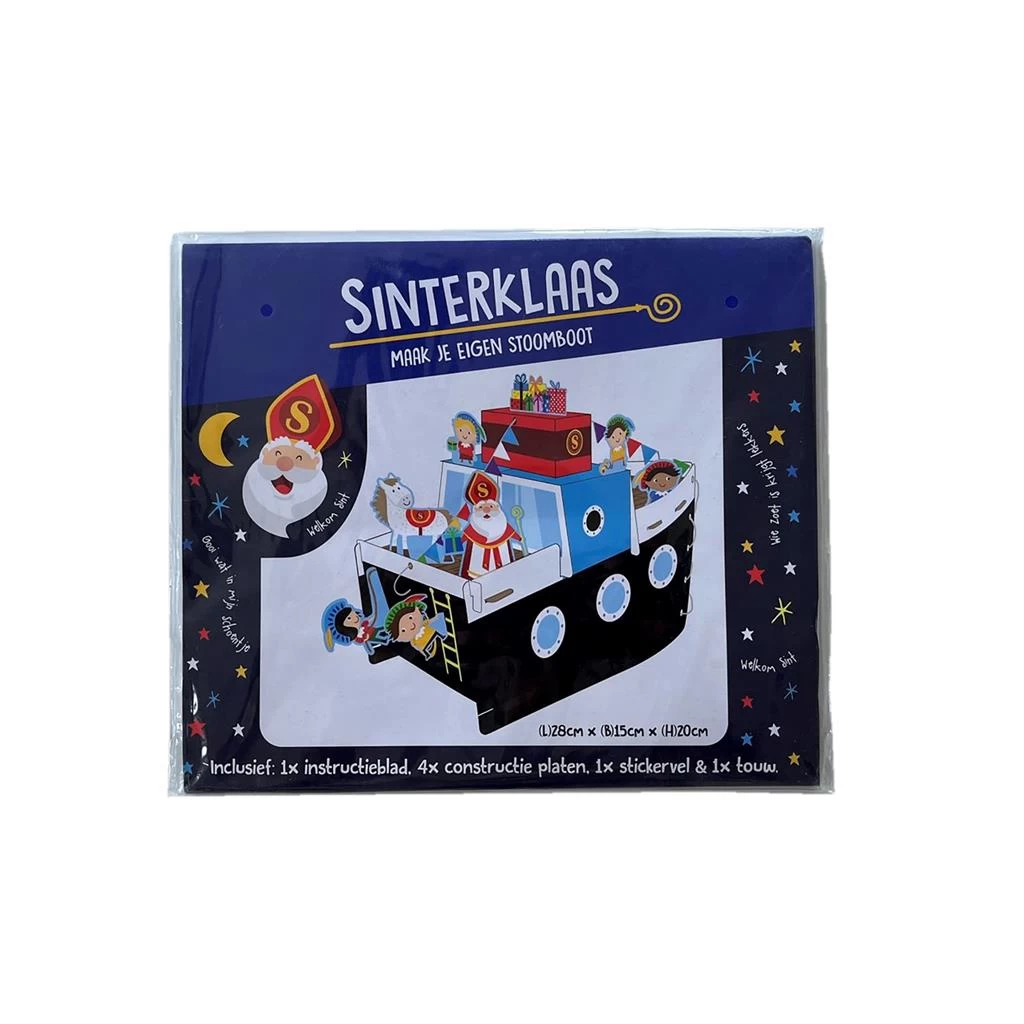 Sinterklaas Maak Je Eigen Stoomboot Knutseldoos