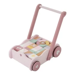 Little Dutch LD4414 Houten Blokkenkar Rose