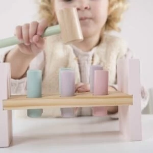 Little Dutch LD7025 Houten Hamerbank Rose - Afbeelding 5