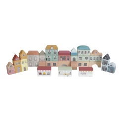 Little Dutch LD4493 Blokkenstad Uitbreiding Railway