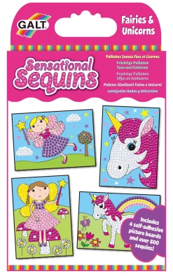 Knutselset Pailletjes Sensational Sequins Fairies & Unicorns