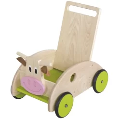 Duwkar – Loopwagen Scratch Koe Marie