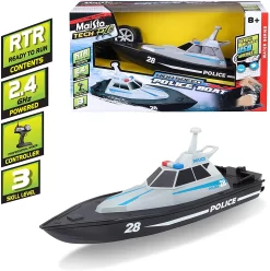 MAISTO TECH RC SPEED BOAT POLICE Radiografische Politieboot
